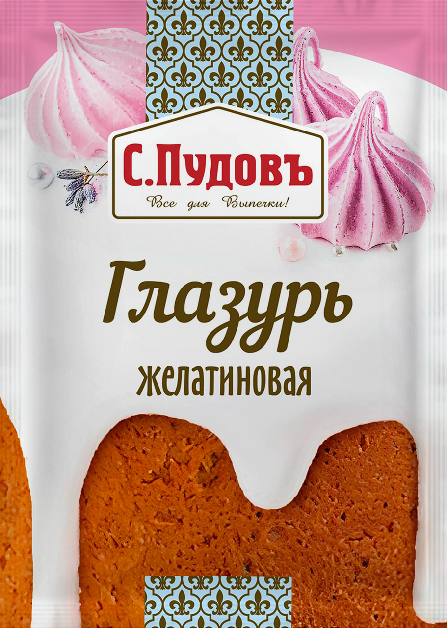 Глазурь желатиновая С.Пудовъ 100г