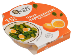 Яйцо перепелиное Qegg копченое, 15шт