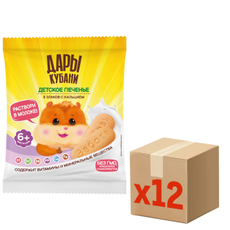 Печенье детское Дары Кубани пять злаков, 50г x 12 шт