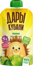 Пюре детское Дары Кубани яблоко, 90г
