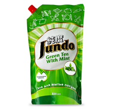 Гель для мытья посуды Jundo Green tea with mint, 800мл