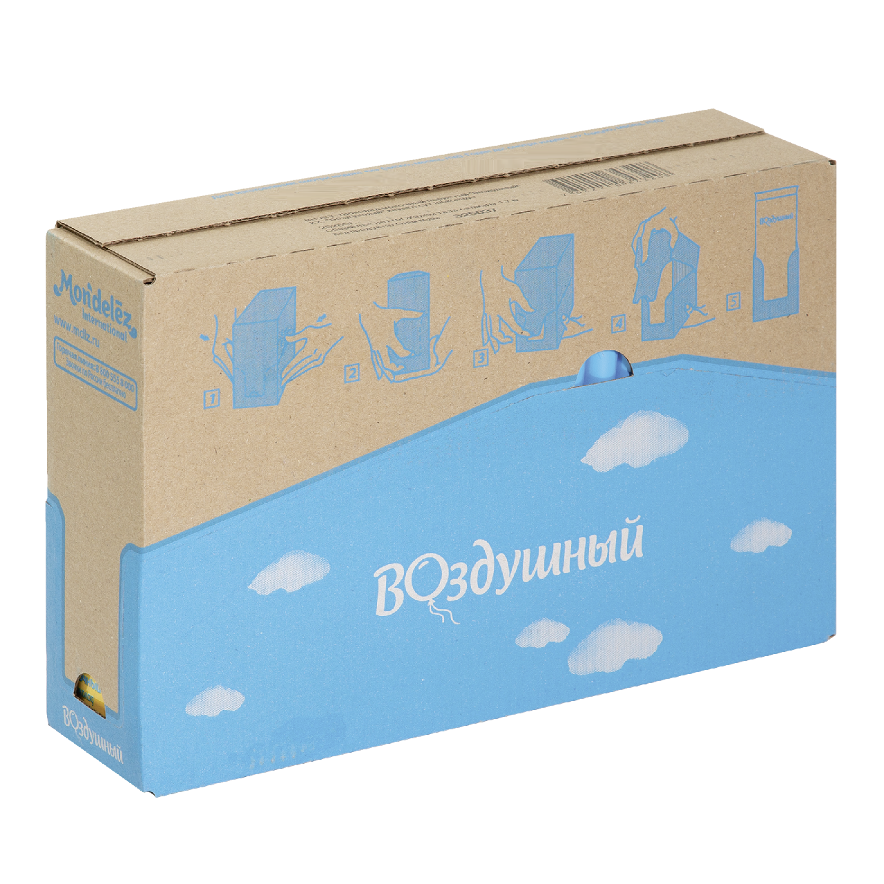 Шоколад Воздушный молочный пористый, 85г x 20 шт