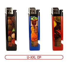 Зажигалка Uslite U XXL пьезо с фонариком, 18шт