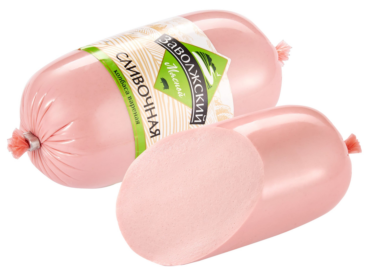 Колбаса Заволжский МК Сливочная вареная, 400г