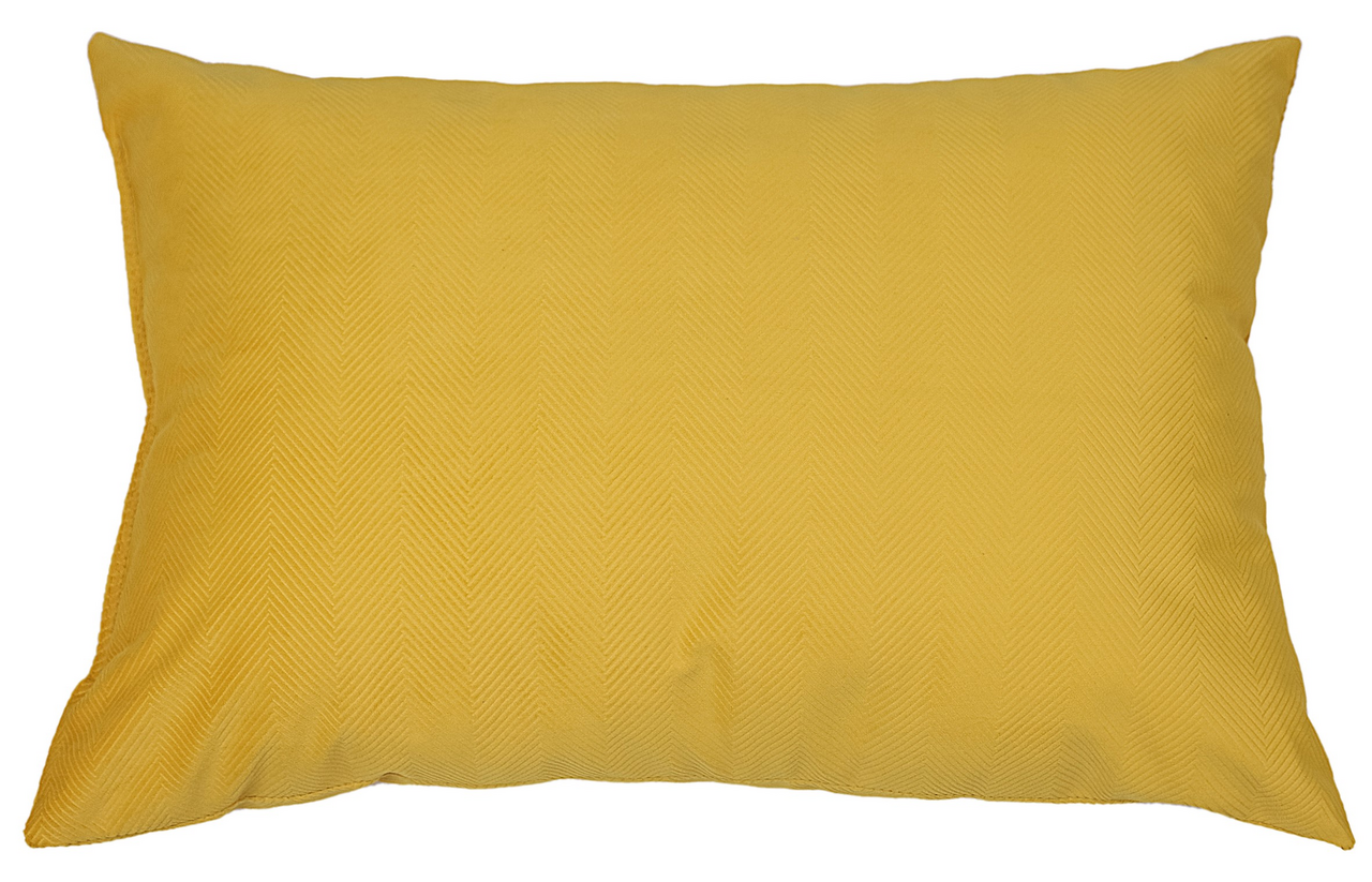 Подушка 23rd Avenue Herringbone декоративная горчичная, 35 x 50см