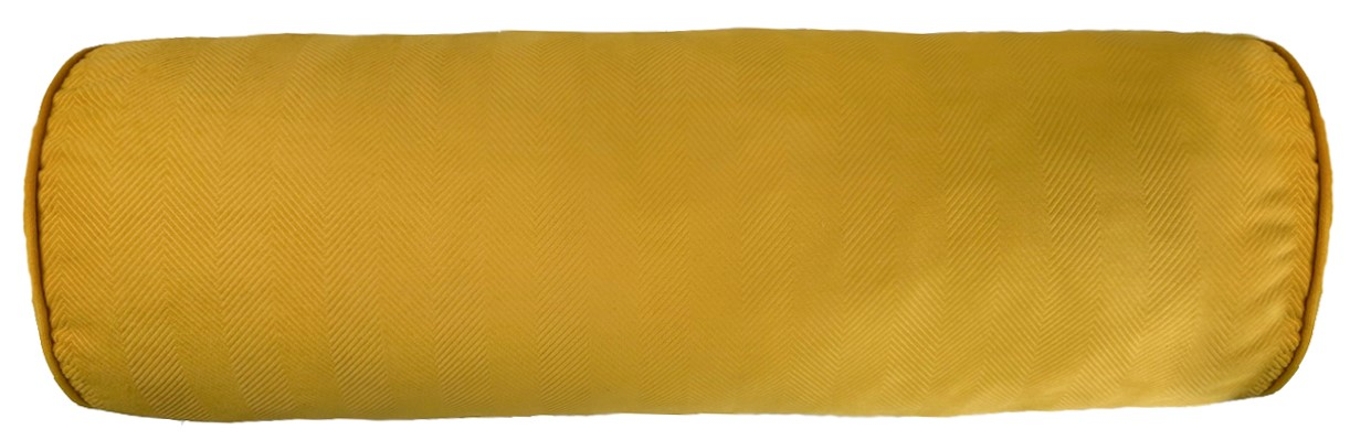 Подушка 23rd Avenue Herringbone декоративная горчичная валик, 60 x 20см