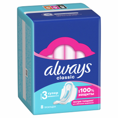 Прокладки Always Classic Супер экстра толщина, 6шт