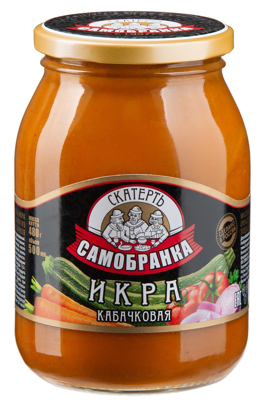 Икра кабачковая Скатерть-Самобранка 480г