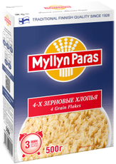 Хлопья Myllyn Paras четырехзерновые, 500г