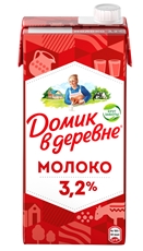 Молоко Домик в деревне ультрапастеризованное 3.2%, 925мл