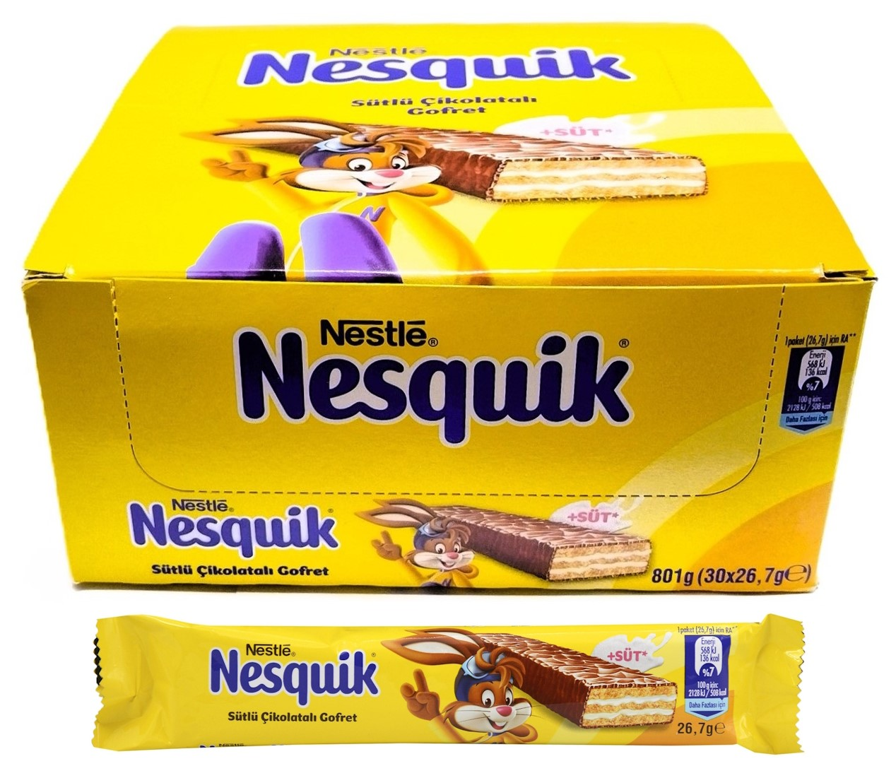 Батончик Nesquik Wafer, 26.7г x 30 шт