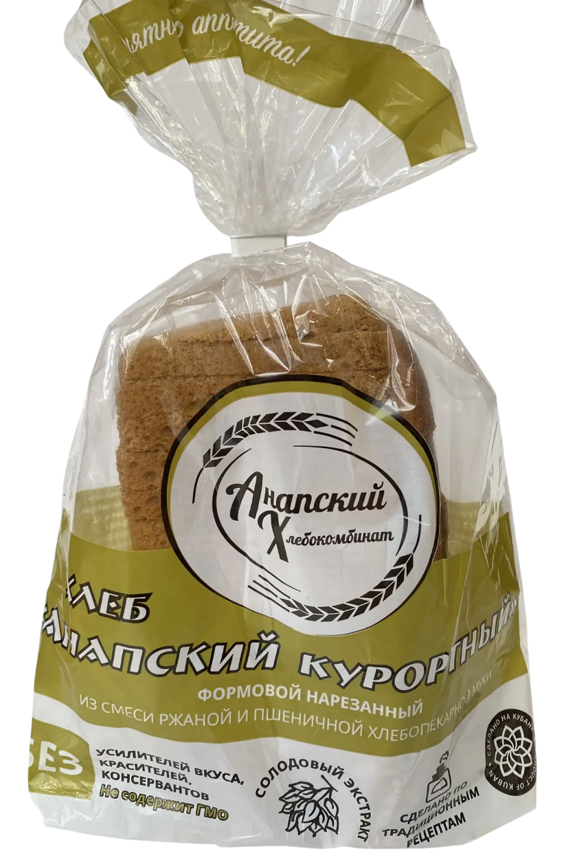 Хлеб Анапский ХК Курортный Анапский нарезка, 500г