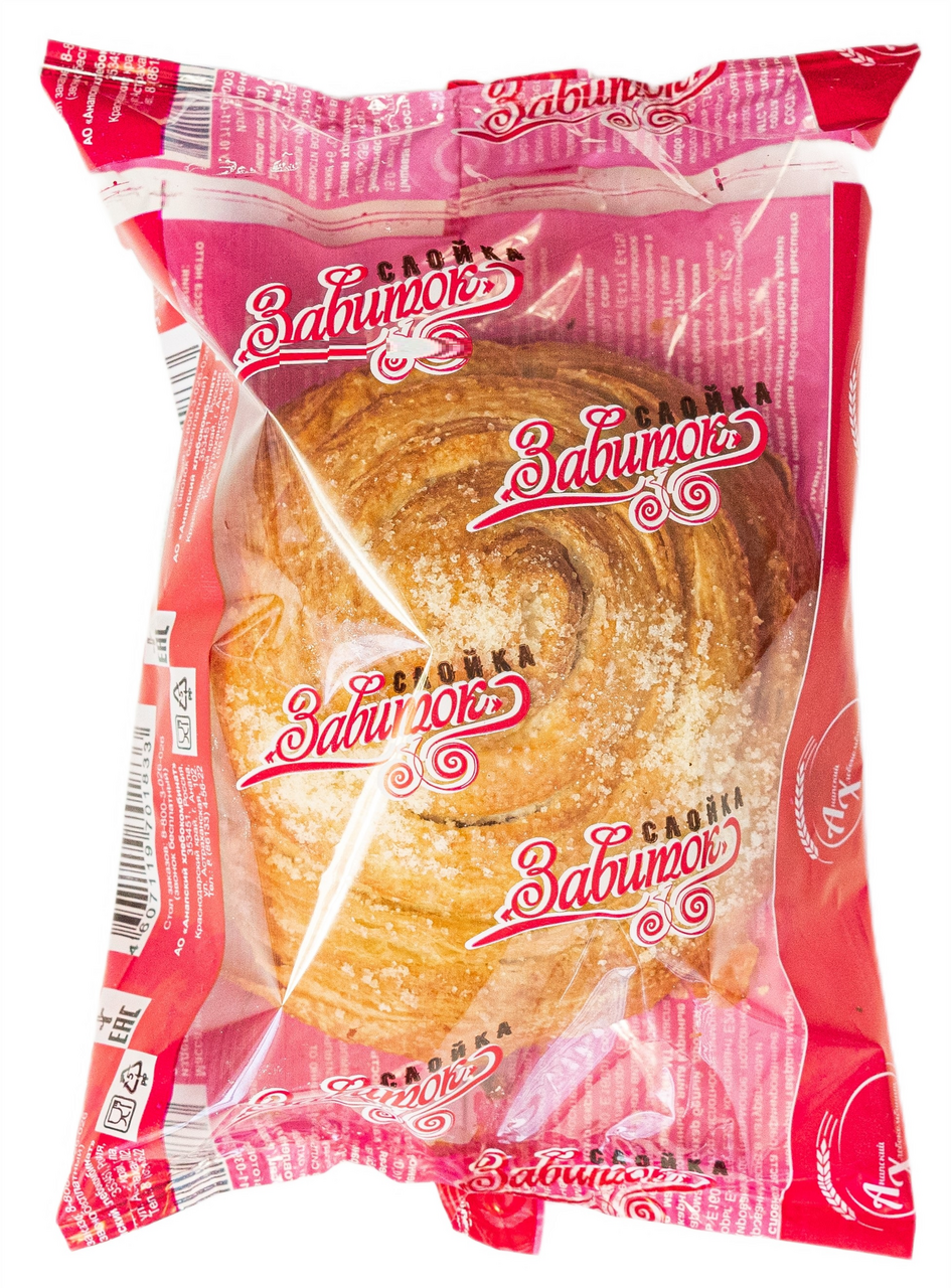 Слойка Анапский ХК с фруктовой начинкой, 80г