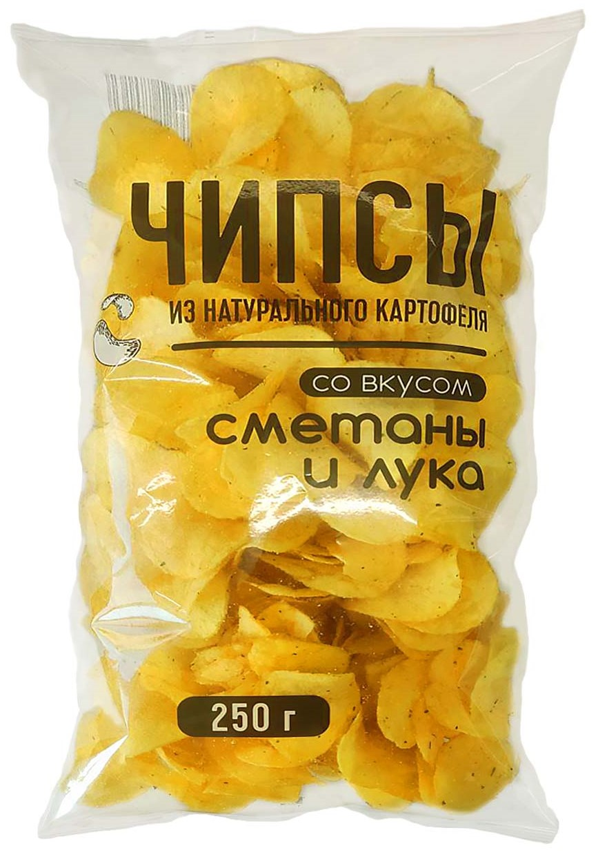 Чипсы Kdv картофельные сметана и лук, 250г