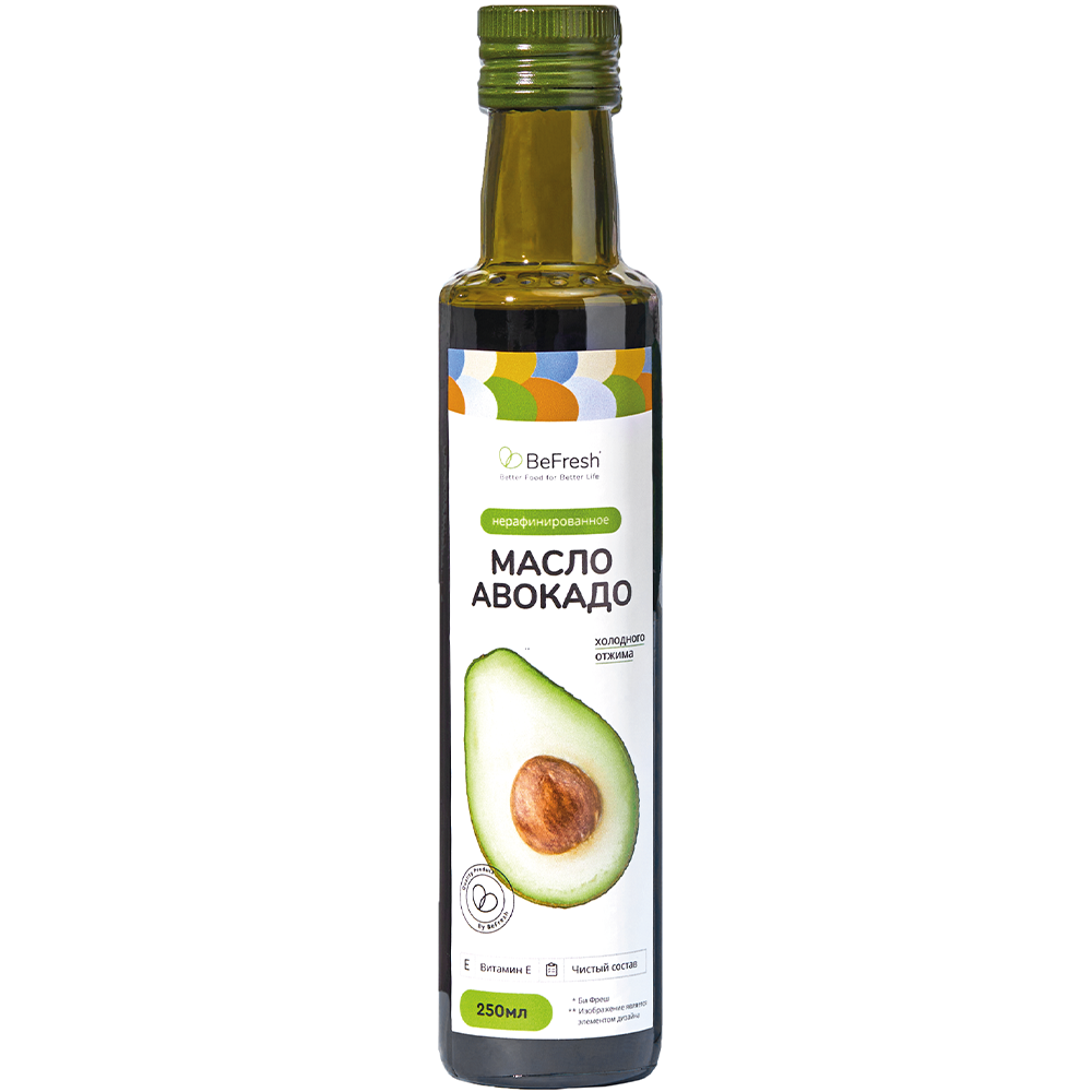 Масло авокадо Befresh нерафинированное, 250мл