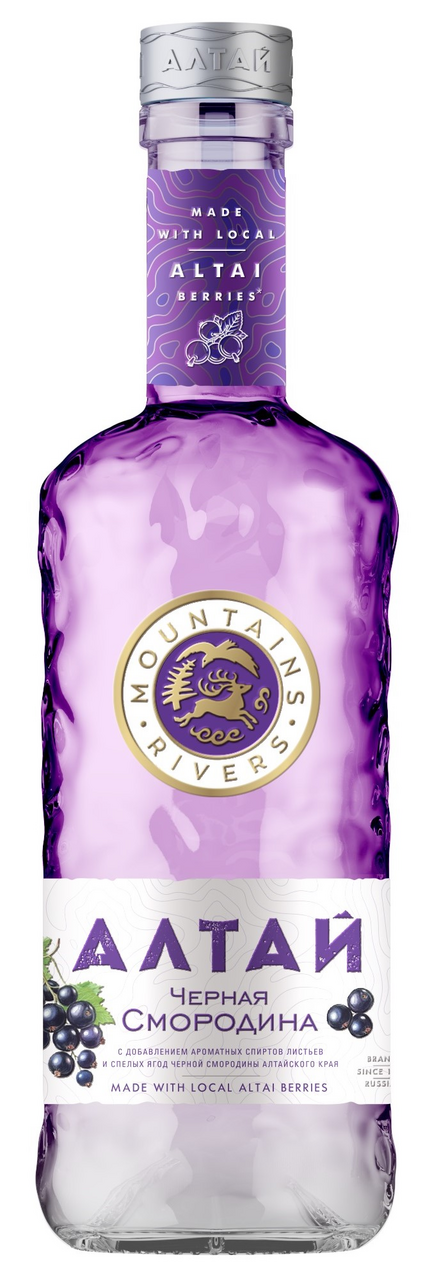 Настойка горькая Алтай черная смородина, 0.5л