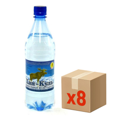 Вода Хан-Куль минеральная газированная, 650мл x 8 шт