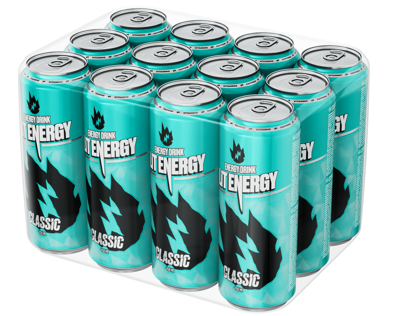 Напиток энергетический Lit Energy Classic Клюква-барбарис, 450мл x 12 шт