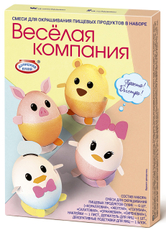 Смеси для окрашивания Домашняя кухня Веселая компания (0.7г x 6шт), 4.2г