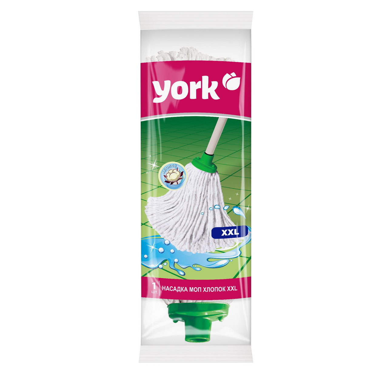 Насадка-моп York размеры хлопок размер XXL, 250г