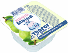 Творог детский Наша Маша Груша 4.2% с 6 месяцев, 100г