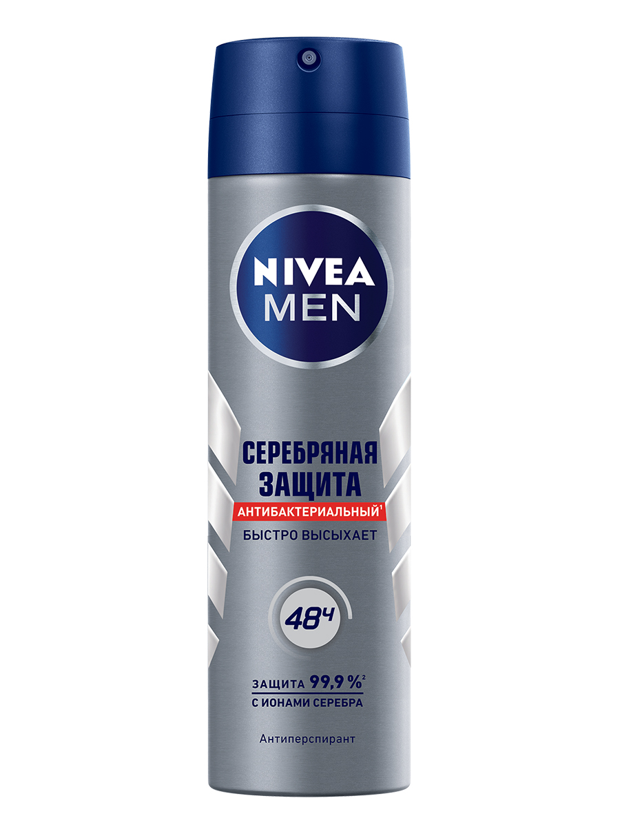 Изображение товара Антиперспирант-спрей Nivea Men Серебряная защита 150 мл