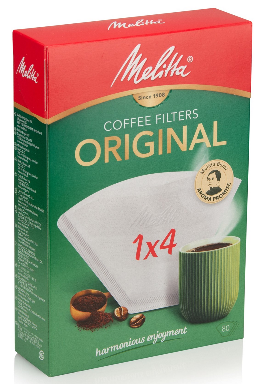 Фильтр для кофемашин Melitta Original белый 80, 1 x 4г