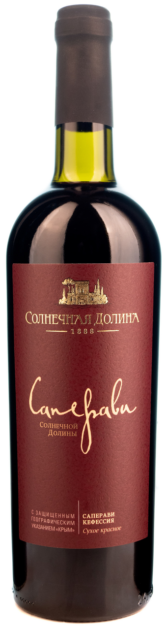 Вино Солнечная Долина Саперави красное сухое, 0.75л