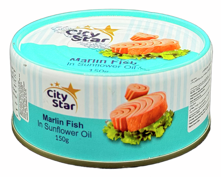 Марлин City Star черный филе в масле, 150г