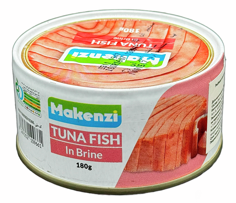 Тунец Makenzi полосатый натуральный филе, 180г