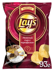 Чипсы Lay's Нежный сыр с трюфелем, 93г