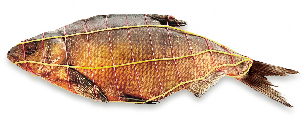 Лещ Олива горячего копчения, ~550г