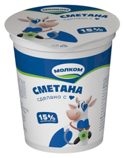 Сметана Молком 15%, 300г