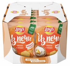 Чипсы Lay's Лисички в сметане из печи, 81г x 14 шт