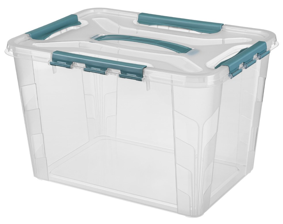 Ящик для хранения Econova Grand Box голубой 39 x 39.5 x 24.5см, 20л