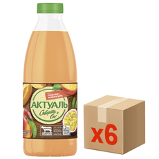 Сывороточный напиток Актуаль с апельсином и манго, 930г x 6 шт