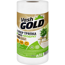 Тряпка Vash Gold Eco Friendly в рулоне 22.3 x 25см, 100л