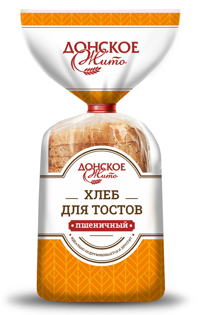 Хлеб Донское жито для тостов нарезка, 500г