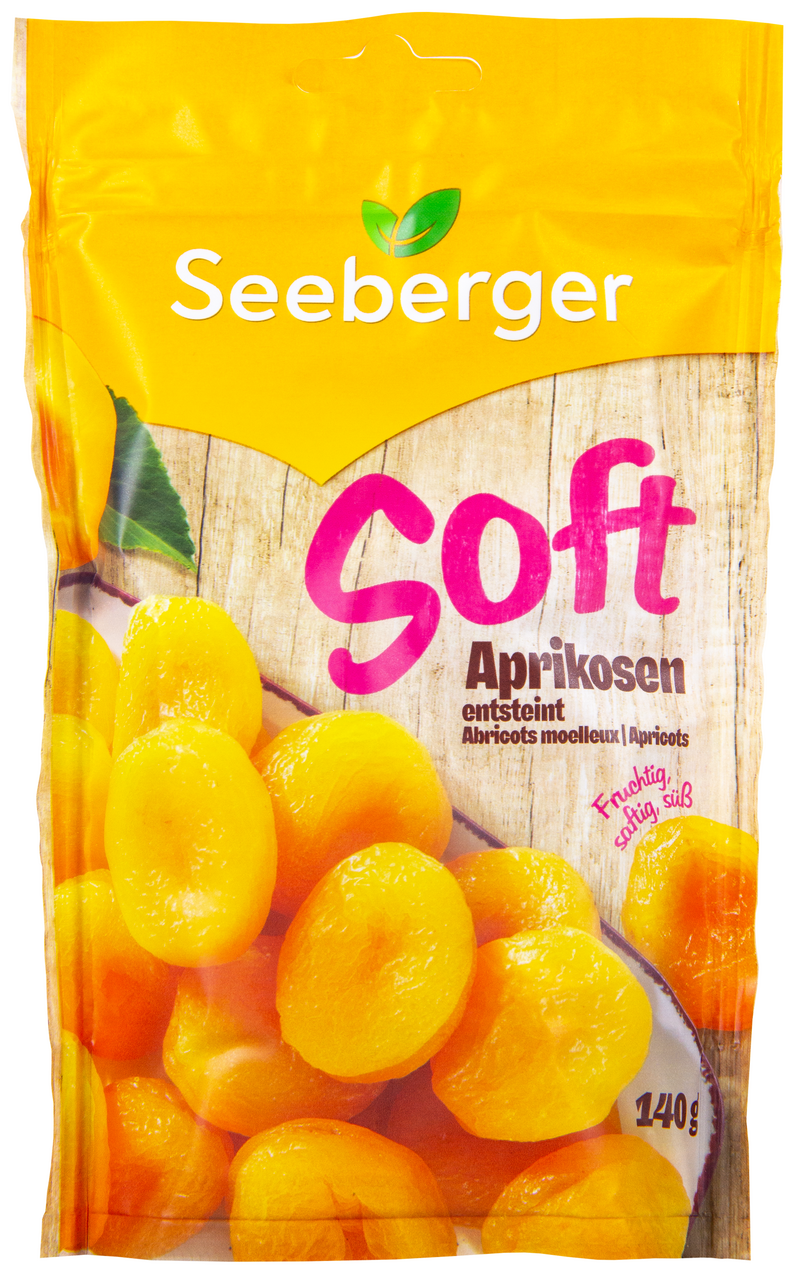 Абрикосы Seeberger мягкие, 140г