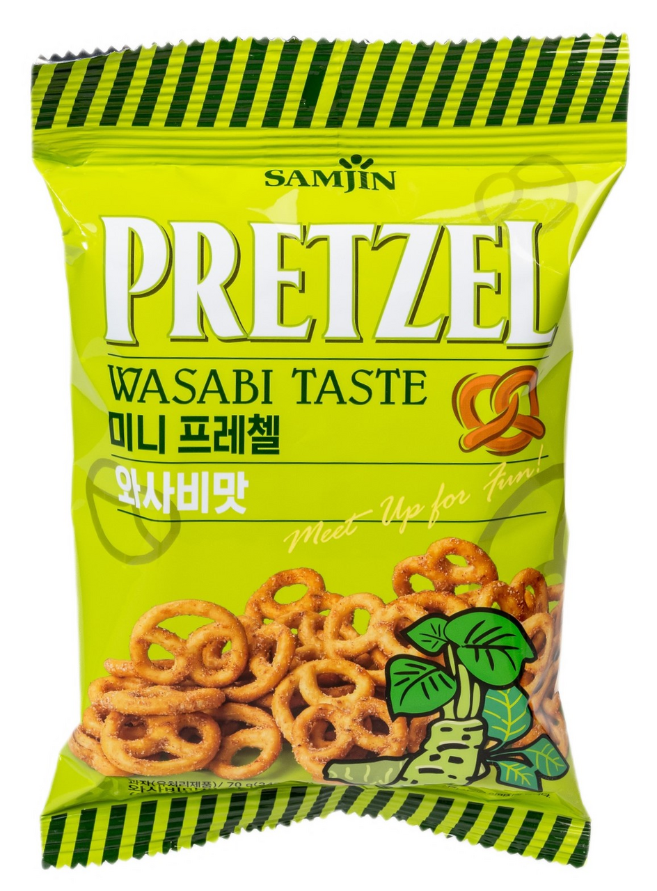Мини-крендель Samjin васаби, 70г