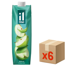 Сок IL Primo яблочный, 1л x 6 шт