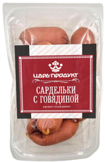 Сардельки с говядиной Царь-продукт вареные, 400г