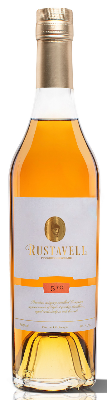 Коньяк Rustaveli 5 лет, 0.5л