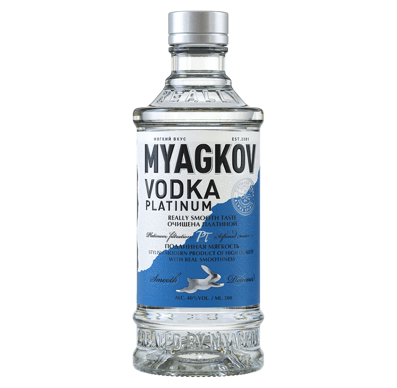 Водка Мягков Платинум, 0.7л