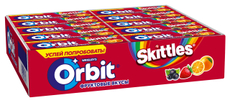 Жевательная резинка Orbit Skittles, 13.6г x 30 шт