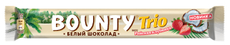 Батончик Bounty Trio шоколадный клубника, 78г