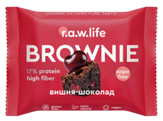 Пирожное протеиновое R.A.W. LIFE вишня и шоколад, 40г