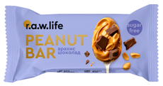 Батончик протеиновый R.A.W. LIFE арахис и шоколад, 35г