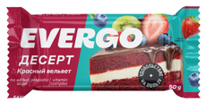 Десерт протеиновый Evergo Красный вельвет, 50г