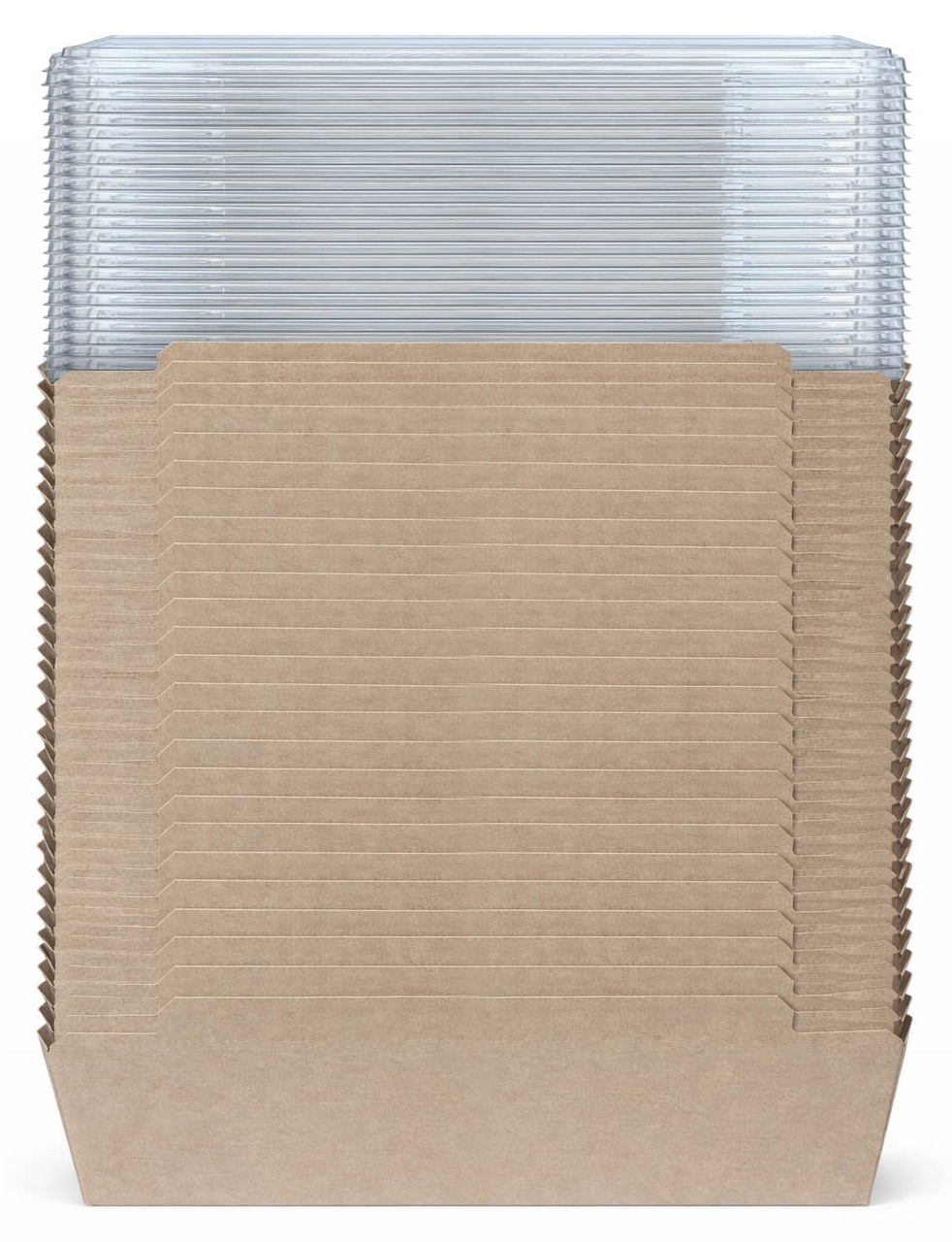 METRO PROFESSIONAL Салатник с крышкой картон 25шт, 800мл